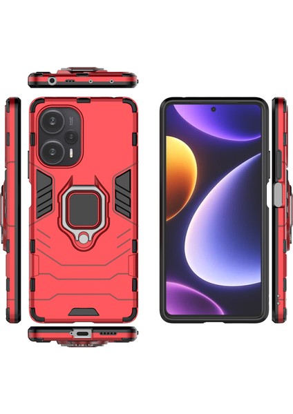 For Poco X5 Pro Yüzük Zırh Düşüş Karşıtı Cep Telefonu Kılıfları (Yurt Dışından) fiyatları