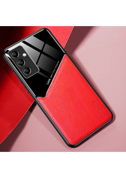 For Samsung Galaxy A34 5g Manyetik Emme Dikiş Deri Deseni Cep Telefonu Kılıfları (Yurt Dışından)
