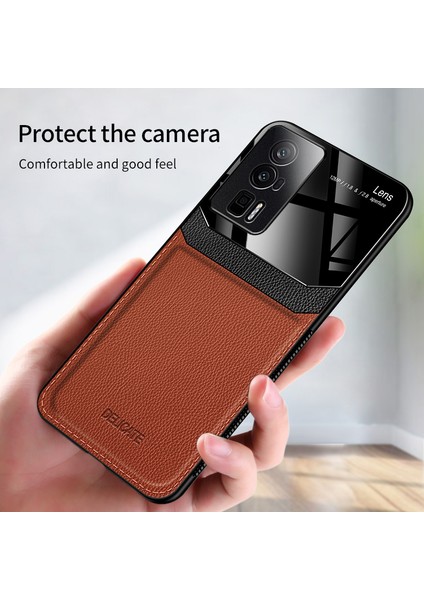 For Poco F5 Pro Ticari Işler Deri Desen Cep Telefonu Kılıfları (Yurt Dışından) modelleri