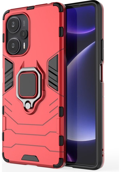 For Poco X5 Yüzük Zırh Düşüş Karşıtı Cep Telefonu Kılıfları (Yurt Dışından)