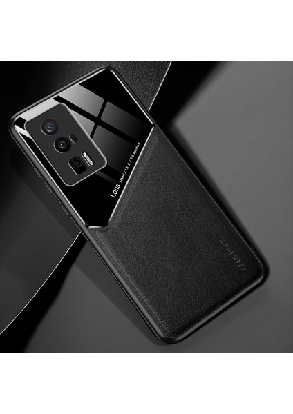 For Poco X5 Pro 5g Manyetik Emme Dikiş Deri Deseni Cep Telefonu Kılıfları (Yurt Dışından)