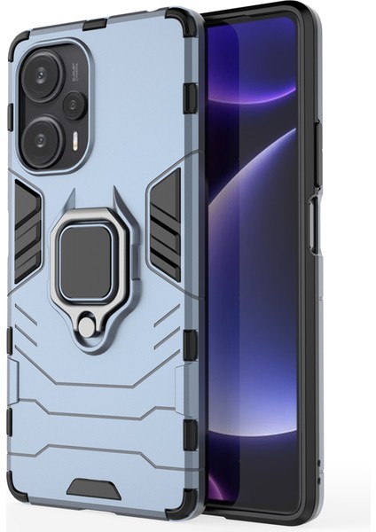 For Poco C55 Yüzük Zırh Düşüş Karşıtı Cep Telefonu Kılıfları (Yurt Dışından)