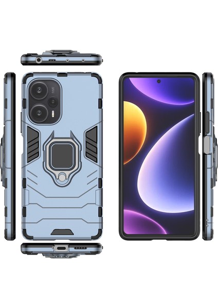 For Poco C55 Yüzük Zırh Düşüş Karşıtı Cep Telefonu Kılıfları (Yurt Dışından) fiyatları