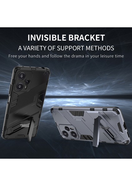 For Poco F5 Pro Görünmez Braket Cep Telefonu Kılıfları (Yurt Dışından) modelleri