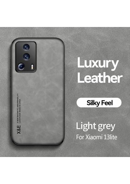 For Xiaomi 13 Lite Cilt Hissi Manyetik Emme Cep Telefonu Kılıfları (Yurt Dışından)