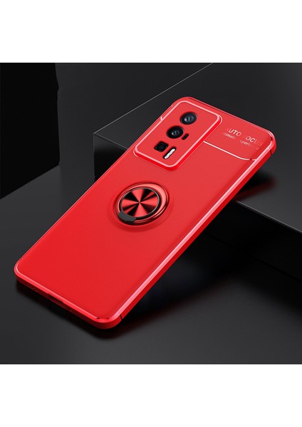 For Poco F5 Manyetik Emme Yüzük Silika Jeli Cep Telefonu Kılıfları (Yurt Dışından)