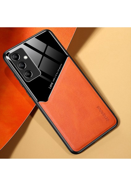For Samsung Galaxy S23 Plus Manyetik Emme Dikiş Deri Deseni Cep Telefonu Kılıfları (Yurt Dışından)