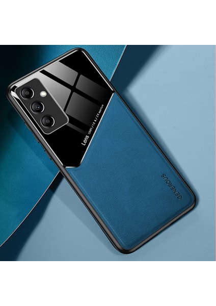 For Samsung Galaxy A34 5g Manyetik Emme Dikiş Deri Deseni Cep Telefonu Kılıfları (Yurt Dışından)