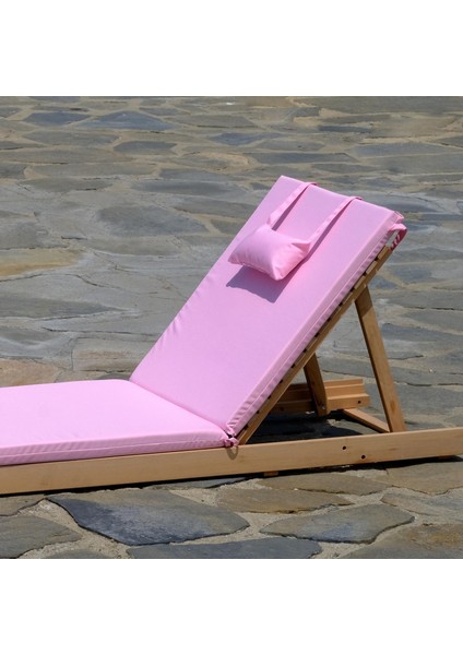 Şezlong Minderi Su Itici Kumaş 180X60X5 Pembe modelleri