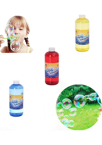 Oyuncak Bizzy Bubble Köpük Sıvısı Solüsyonu Köpük Tabancaları ve Diğer Tüm Oyuncaklar Için