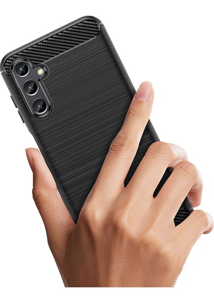 For Samsung Galaxy A04s Fırçalanmış Yumuşak Silikon Cep Telefonu Kılıfları (Yurt Dışından)