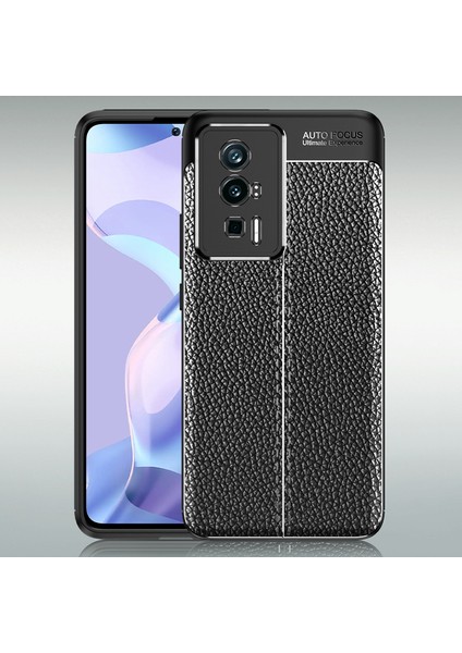 For Poco F5 Pro Yumuşak Iş Deri Cep Telefonu Kılıfları (Yurt Dışından)
