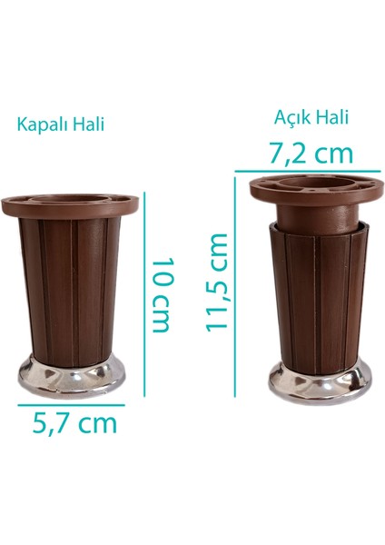 10 cm Atena Plastik Dolap Kanepe Koltuk, Baza Ayağı Mobilya Ayağı fiyatları