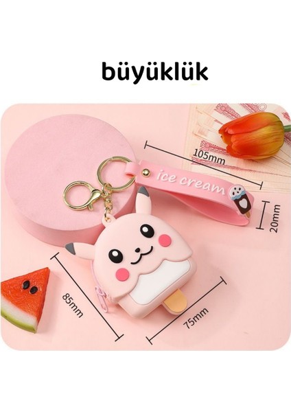 Plush Strawberry Bear Doll Doll Key Chain Couple Doll Ornament Bag Pendant Cute Trinket Keychain (Yurt Dışından)