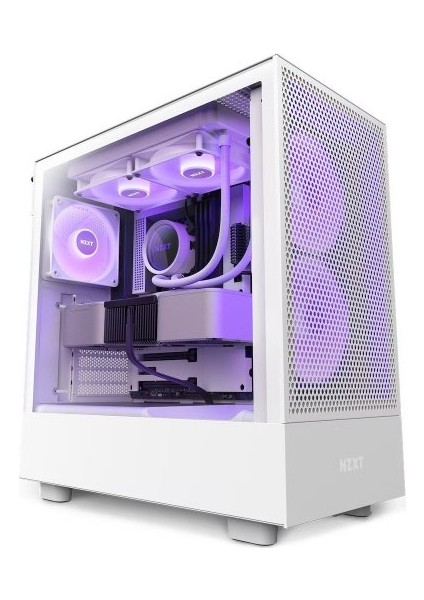 H Series H5 Flow CC-H51FW-R1 Beyaz Atx Mid Tower Gaming (Oyuncu) Kasa