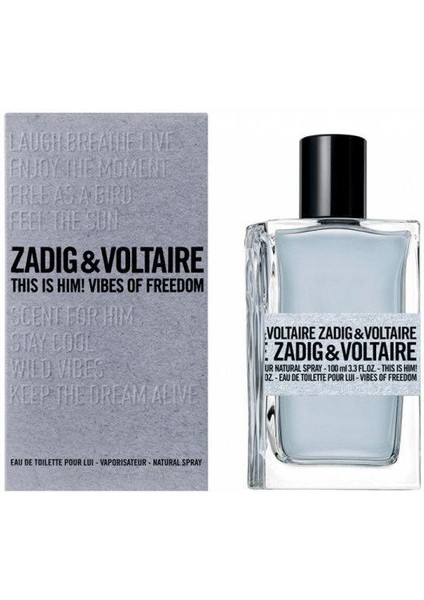 Zadig Voltaire This Is Him Vibes Of Freedom Erkek Parfümü Edt 50 ml