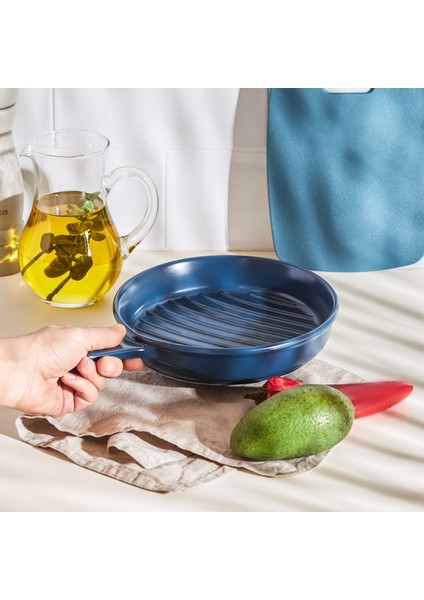 Malia Yuvarlak Lacivert Fırın Kabı 26 cm fiyatları