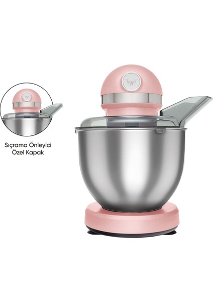 Mastermaid Chef Stand Mikser Pearly Pink 1500W 5 Lt fiyatları