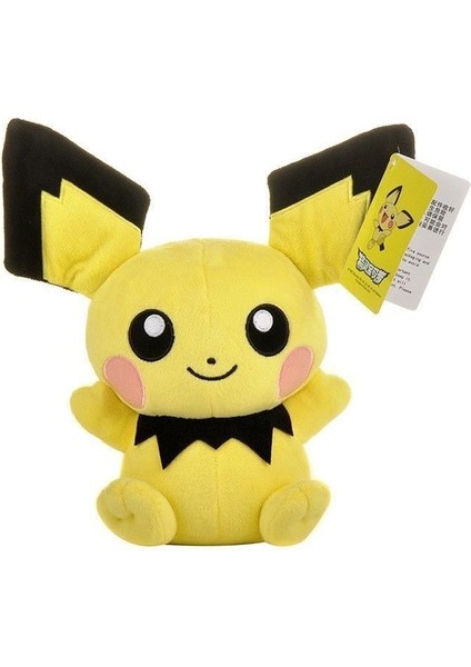 Pokemon Pikachu Peluş Peluş Sevimli Bebek Anime Karakter Doldurulmuş Kolye Oyuncak Çocuk Noel Hediyesi (Yurt Dışından)