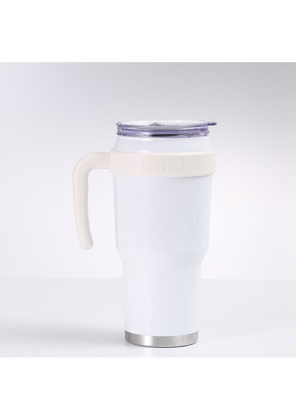 40 Oz Büyük Kapasiteli Araba Bardağı Taşınabilir Saman Sapı Fincan 304 Paslanmaz Çelik Buz Kupası (Yurt Dışından)