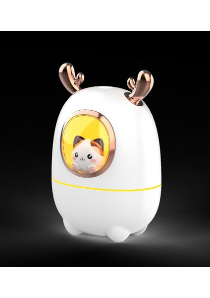 Karikatür Kedi Air Humiberif Difüzör Aromaterapi Esansiyel Yağı Parfüm Gece Işığı Sessiz USB (Yurt Dışından)