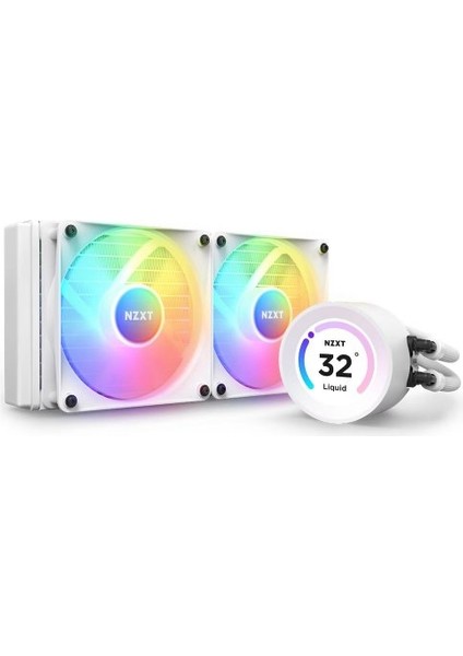 Kraken Elite 240 Rgb RL-KR24E-W1 240MM Beyaz Işlemci Sıvı Soğutucu