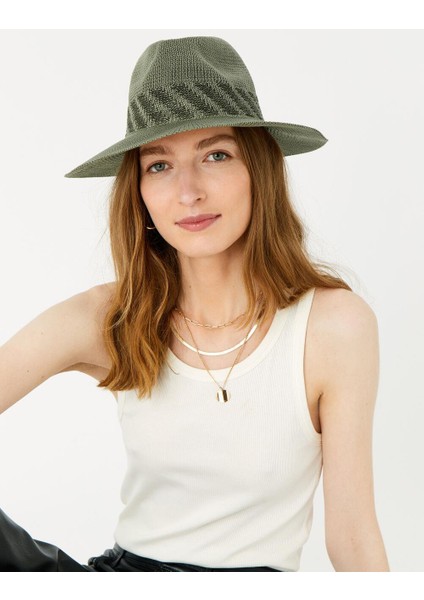 Packable Chıc Fedora Khakı