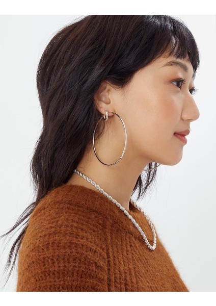 Medium Halka Küpe Silver fiyatları