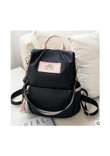 Oxford Kumaş Sırt Çantası Kadın Ins Süper Yangın Küçük Sırt Çantası Kadın Yeni Öğrenci Kore Versiyonu Büyük Kapasiteli Seyahat Okul Çantası (Yurt Dışından)