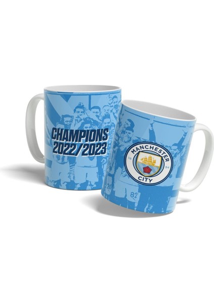 Manchester City - Champions Baskılı Kupa Bardak