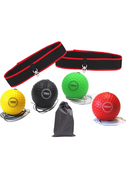 Mma Ball Headband Fitness 2 Kafa Bandı 4 Top (Yurt Dışından)