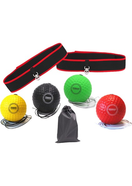 Mma Ball Headband Fitness 2 Kafa Bandı 4 Top (Yurt Dışından)