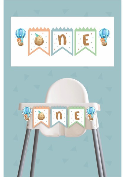 Baby Dinozor Temalı One Banner *kalın Kağıt