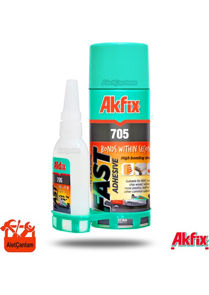 705 Hızlı Yapıştırıcı 200ML Sprey + 50GR Aktivatör