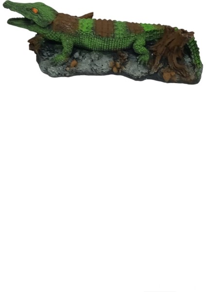 Akvaryum Dekoru Timsah 25X5 cm modelleri