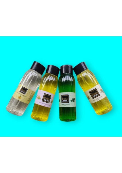 Madeni Bozkırın Kokuları Kolonya Seti İğde - Çam- Hanımeli - Limon Kolonya Seti 250 ml x 4 Adet