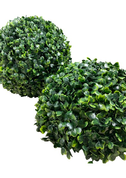 Yapay Çiçek Yeşil Şimşir Top 20 cm modelleri