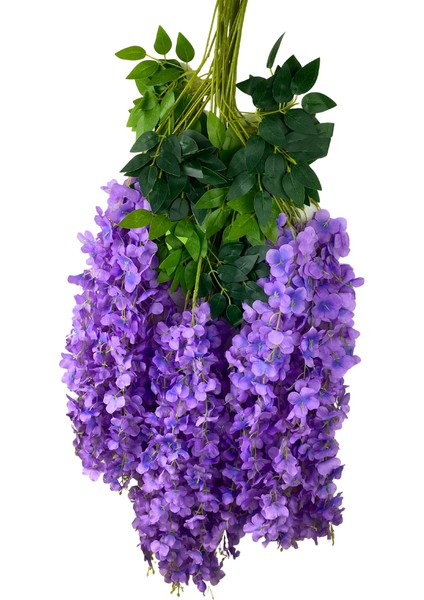 Yapay Sarkan Mor Akasya Çiçeği 12 Li Demet 3 Dallı modelleri