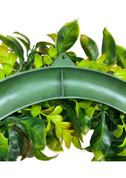 Kızıl Detaylı Yeşil Yapay Kapı ve Duvar Süsü 35 cm fırsatları