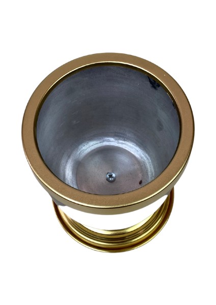 Cihan Çiçekçilik Gold Kemerli 16X12 Darbuka Siyah Saksı