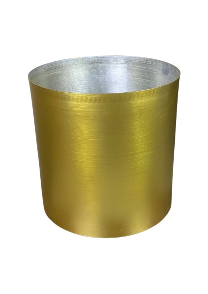 Cihan Çiçekçilik Gold Galvaniz Saksı 30X30 Paslanmaz