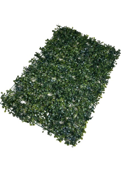 10'lu Yapay Çiçek Duvar Kaplama Panel Şimşir Tabaka 40X60 cm