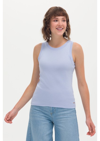 Kadın Mavi T-Shirt 50266320-VR036