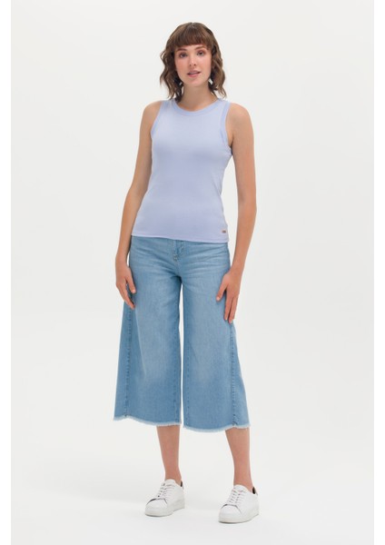 Kadın Mavi T-Shirt 50266320-VR036 fırsatları