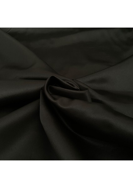 Siyah Saten Güneşlik Kumaşı ( 280CM En )