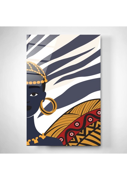 Afrika Cam Tablo, Dekoratif Cam Tablo