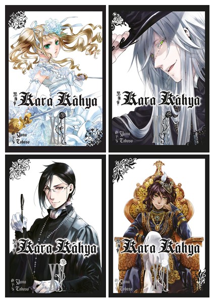 Kara Kahya 13-14-15-16. Ciltler Manga Seti - Yana Toboso