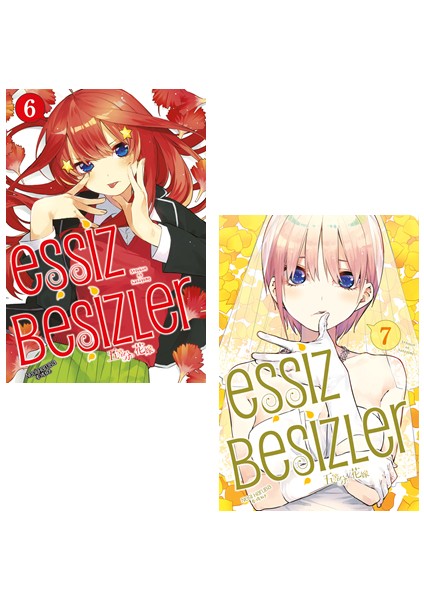 Eşsiz Beşizler 6-7. Ciltler Manga Seti - Negi Haruba