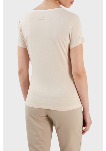 Slim Fit Bisiklet Yaka T Shirt Bayan T Shirt 3RTT21 Tjkmz 1100 indirimleri