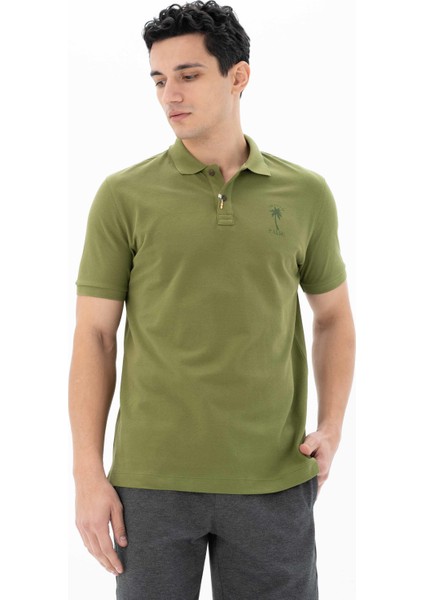 Erkek % 100 Pamuk Regular Fit Polo Yaka T-Shirt Y25374351601 modelleri